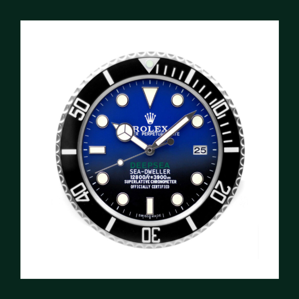 Deepsea Sea-Dweller D-Blue Wall Clock