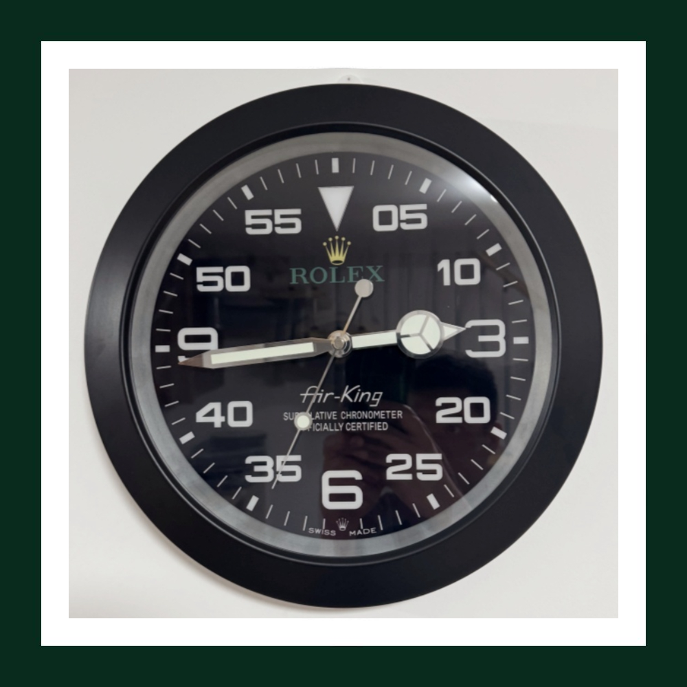 Air-King Black Dial Wall Clock