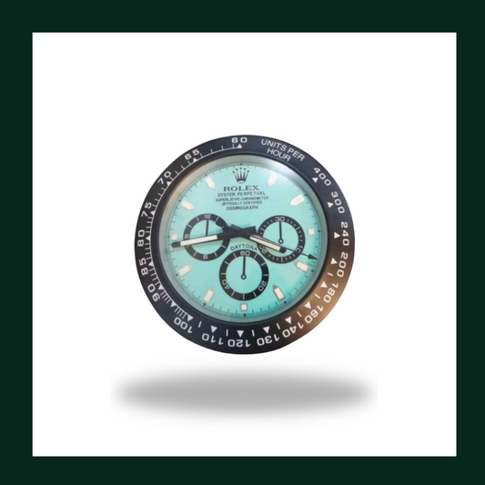 Daytona Cosmograph Tiffany Blue Dial Wall Clock