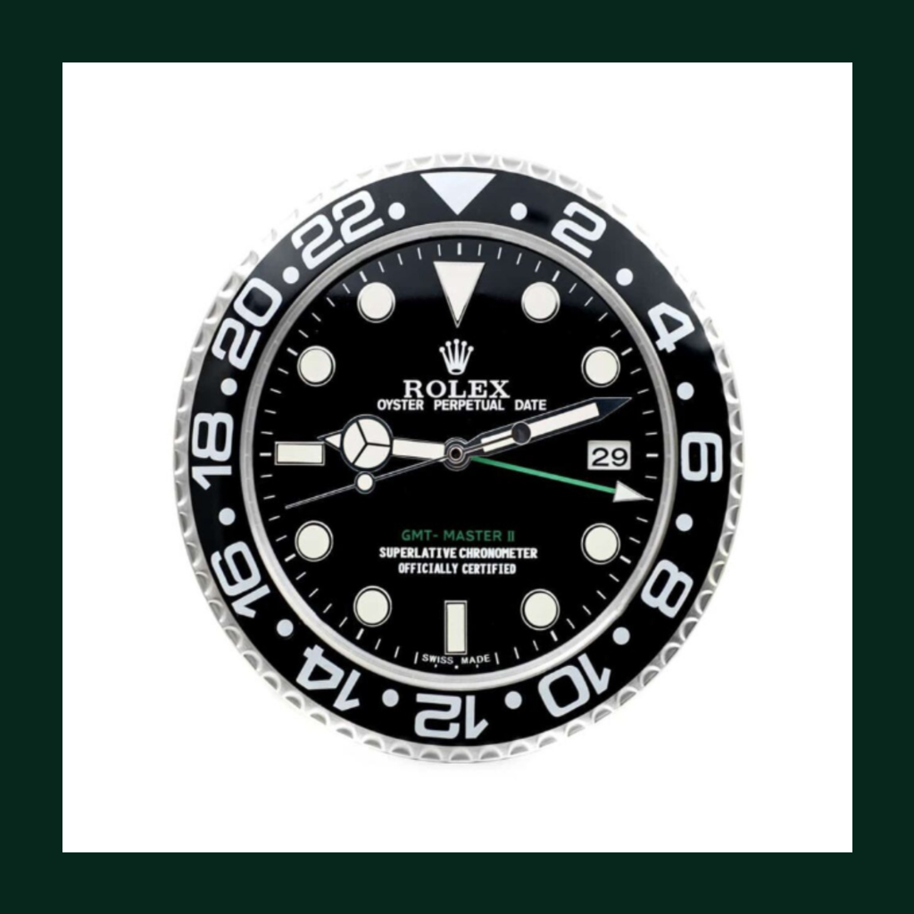 GMT-Master II Black Bezel Wall Clock