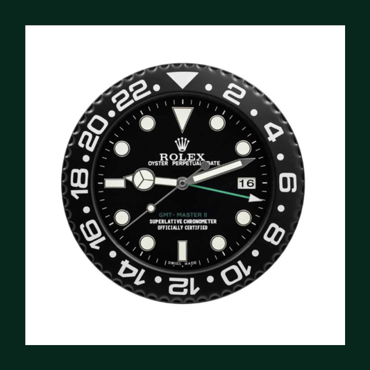 GMT-Master II All Black Wall Clock