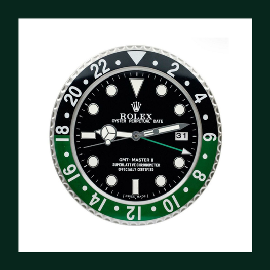 GMT-Master II Green & Black Bezel Wall Clock