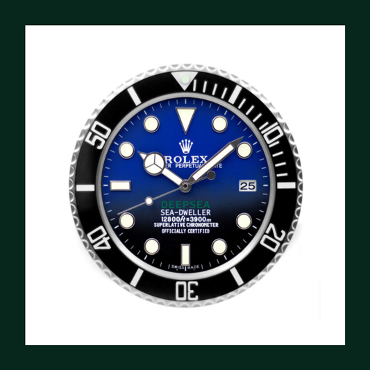 Deepsea Sea-Dweller D-Blue Wall Clock