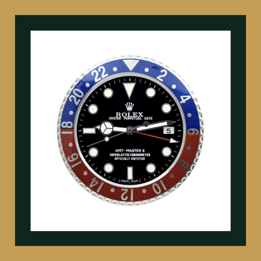 Swiss Quality GMT-Master II Pepsi Wall Clock