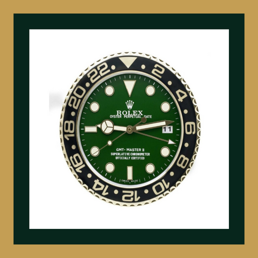 Swiss Quality GMT-Master II Green Dial Wall Clock